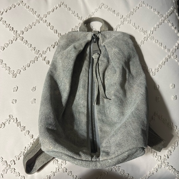 Aimee Kestenberg Tamitha mini backpack- denim leather - Picture 1 of 5